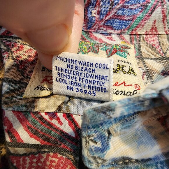Vintage 90s Reyn Spooner 1994 Hawaiian Shirt Mele Kalikimaka Island Santa sz XL‎ - Picture 8 of 10